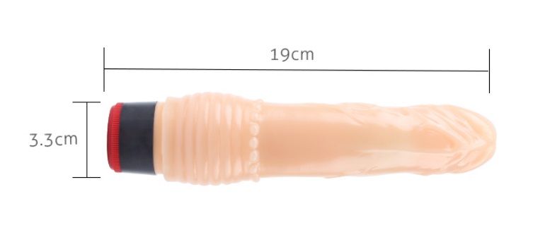 Material:T-Skin
Product Size:19cm.¢3.3cm
Product Weight:0.14... Chisa - 7.6″ Vibe Cock TPE- Flesh photo-10