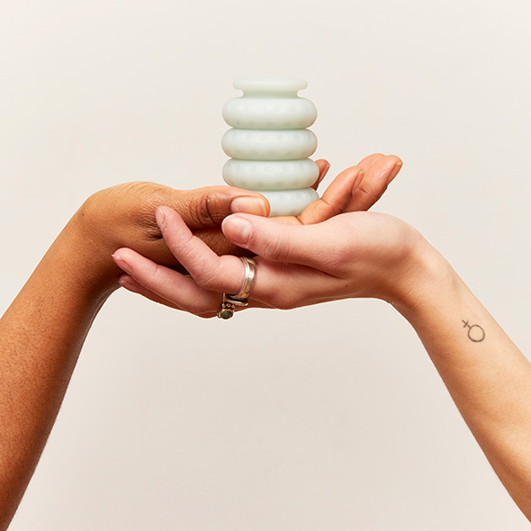 Designed with an FDA approved body-safe material, Ohnut'... Ohnut - Classic Soft Buffer Rings Set - Jade photo-5