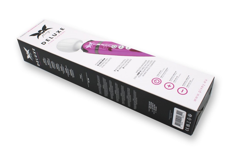 The Pixey Deluxe, world’s most powerful wireless massage wan... Pixey - Deluxe Massager - Pink Chrome photo-12