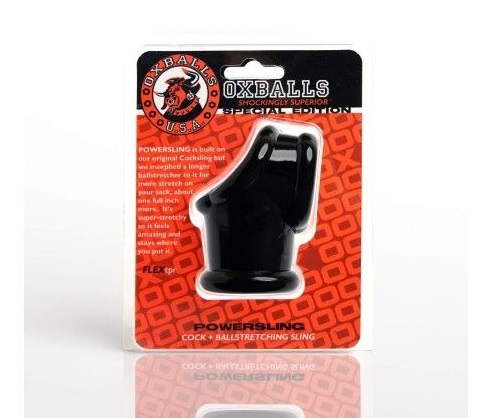 Oxballs - Powersling 陰囊伸展器 - 黑色 照片