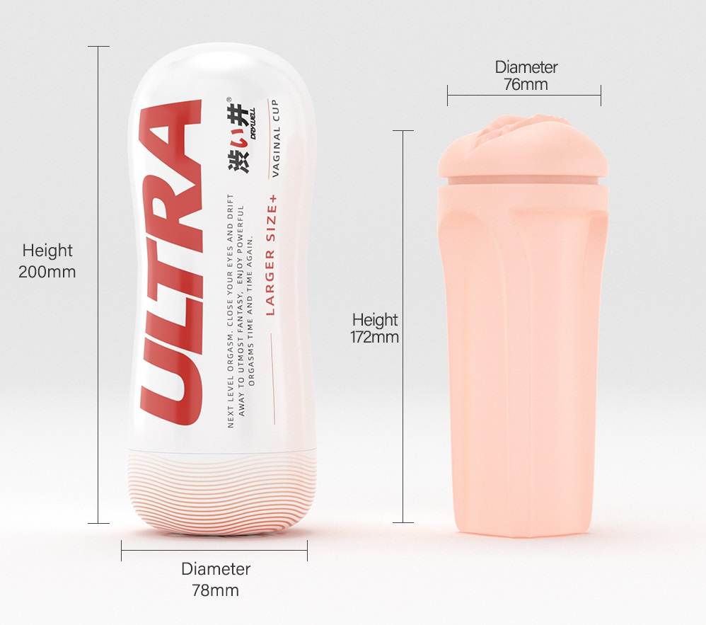 Super soft and comfortable touch
Realistic sensation
Lifelik... Drywell - Ultra Masturbator - White photo-6