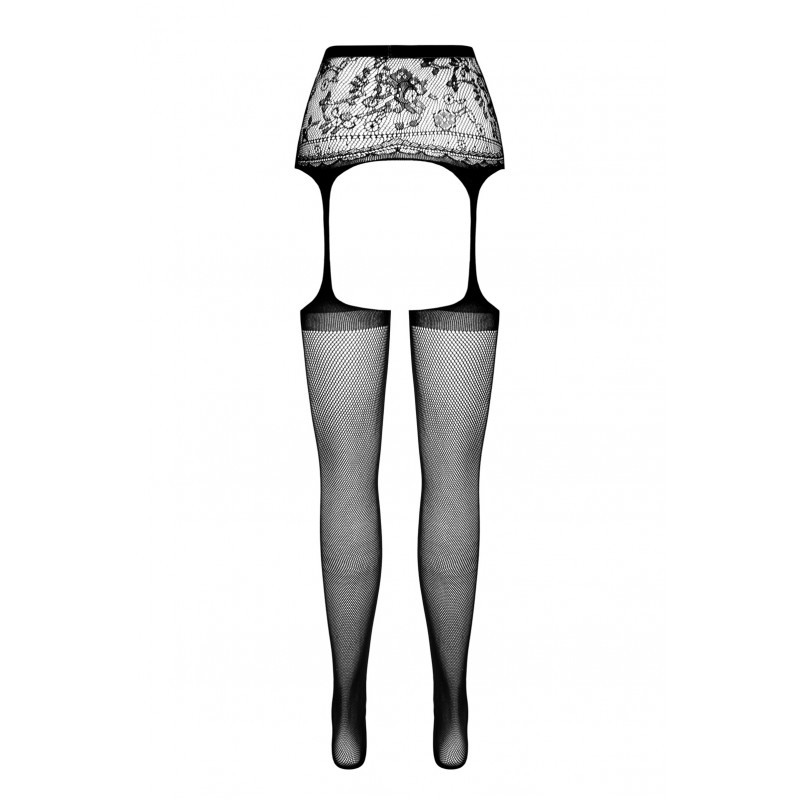 A sexy stocking that perfectly fits the figure and perfectly... Passion - Stockings S028 - Black photo-6