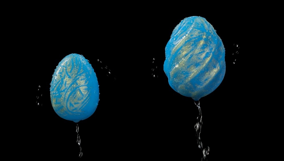Find your inner strength with easy-to-use weights that take ... Lovetoy - Ocean's Toner Pelvic Egg Set - Blue photo-7