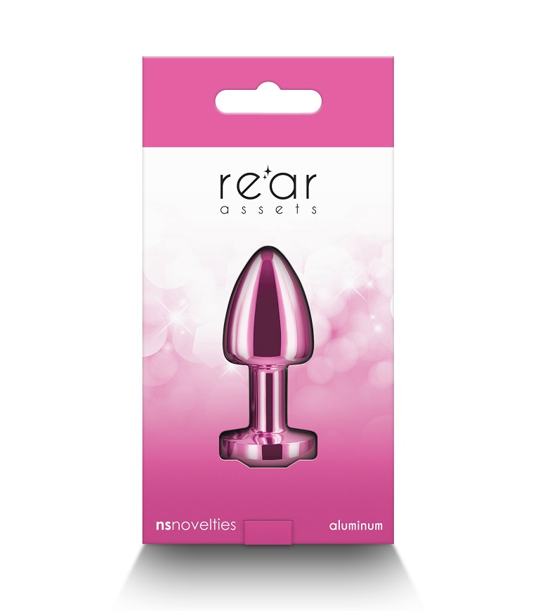 Elevate your anal play experience with NS Novelties' lig... NS Novelties - Rear Assets Petite Plug - Pink photo-4