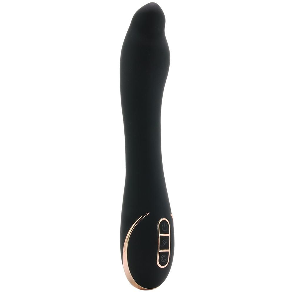 Blending targeted g-spot gyration with ten incredible modes ... FOH - Rechargeable Come Hither G-Spot Vibrator - Black photo-3