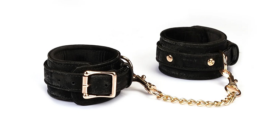 Add a pop of mysterious color to your collection with these ... Liebe Seele - Boudoir Amor Wrist Cuffs - Black photo-3