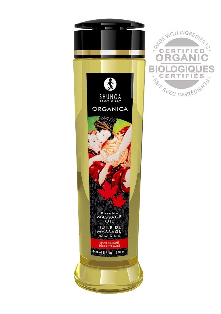 Shunga - 有機可食用按摩油 楓葉味 - 240ml Shunga - 有機可食用按摩油 楓葉味 - 240ml 照片-2