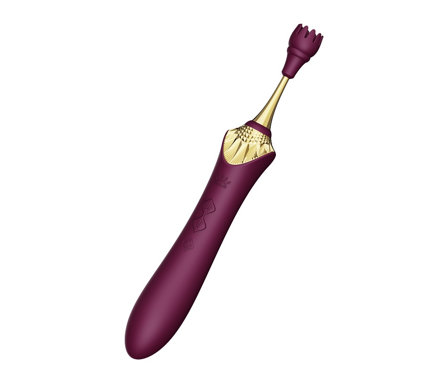 Bess offers the most targeted stimulation thanks to its inno... Zalo - Bess 2 Heating Dual Vibrator - Velvet Purple photo-5