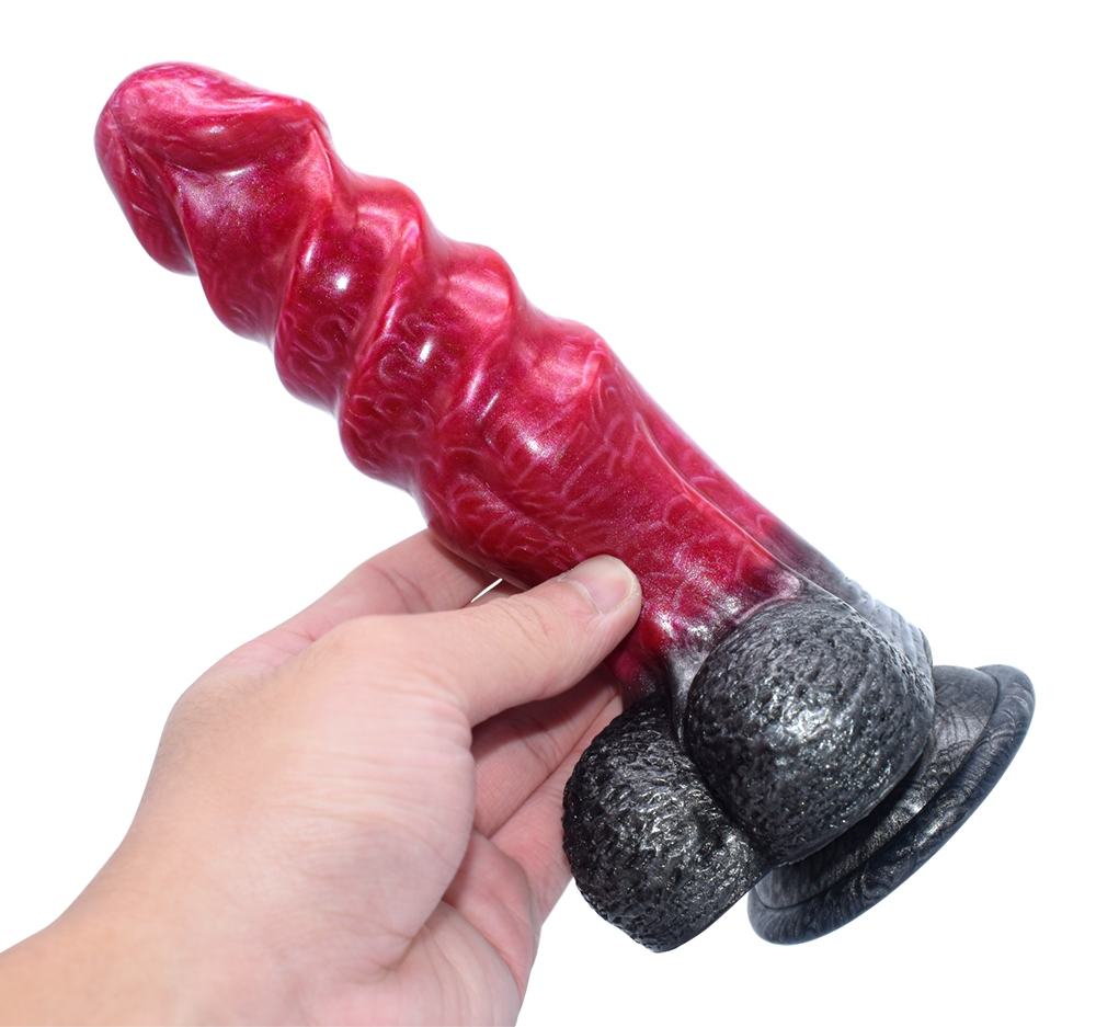 Full and round head deep thread design double friction stimu... FAAK - Spiral Dildo - Aula photo-4