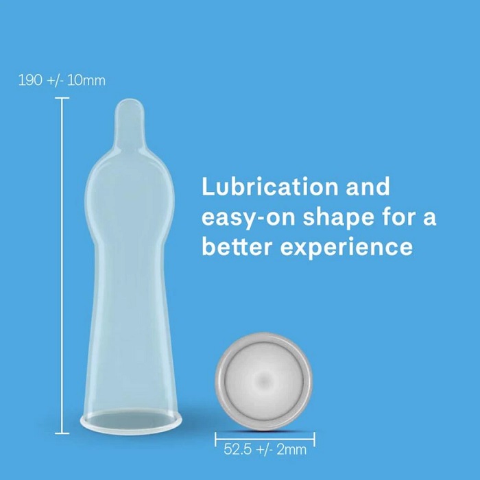 Durex Love condoms are basic Easy-On shape with pleasure gel... Durex - Love Easy On 12's pack photo-2