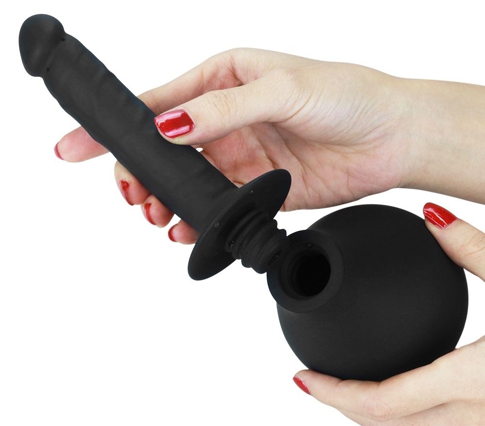 This effective anal douche is so easy to use with a soft, sq... Lovetoy - Bondage Fetish Deluxe Douche 23.8cm photo-5