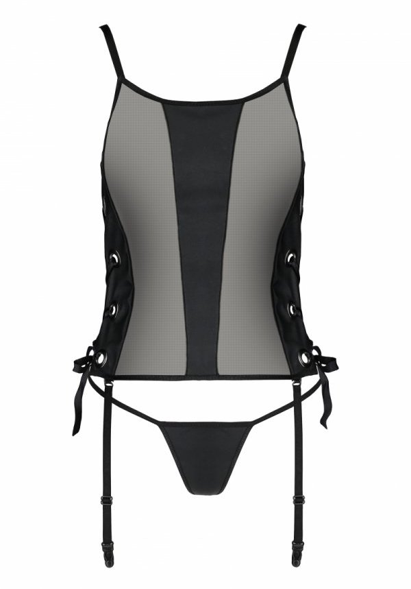 Details which distinguishes the Malwia corset from others is... Passion - Malwia Corset - Black - L/XL photo-5