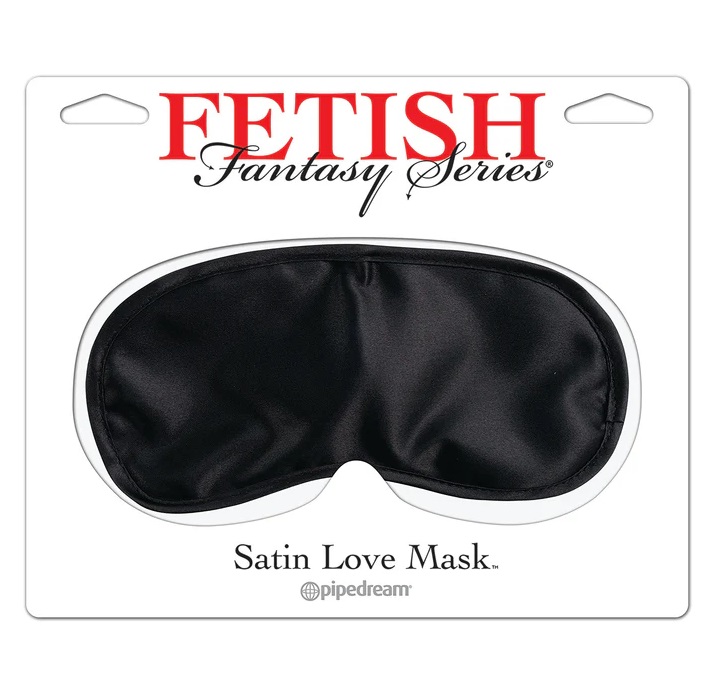 Create thrilling sexual excitement with this beautiful Fetis... Fetish Fantasy - Satin Love Eye Mask - Black photo-3