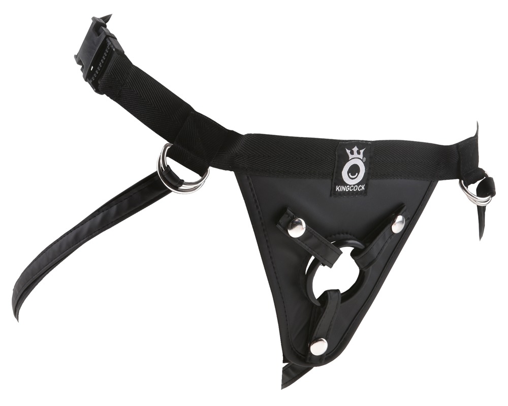 One harness for all!
This harness comes with an extra strap ... King Cock - Fit-Rite Strap-On Harness - Black photo-3
