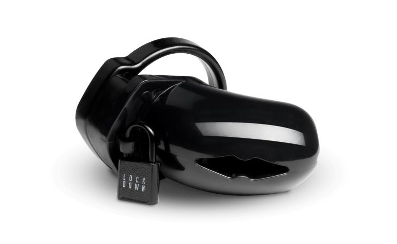 Are you ready for an exciting bondage experience? This Lockd... Lockdown - Chastity Cage S - Black photo-3