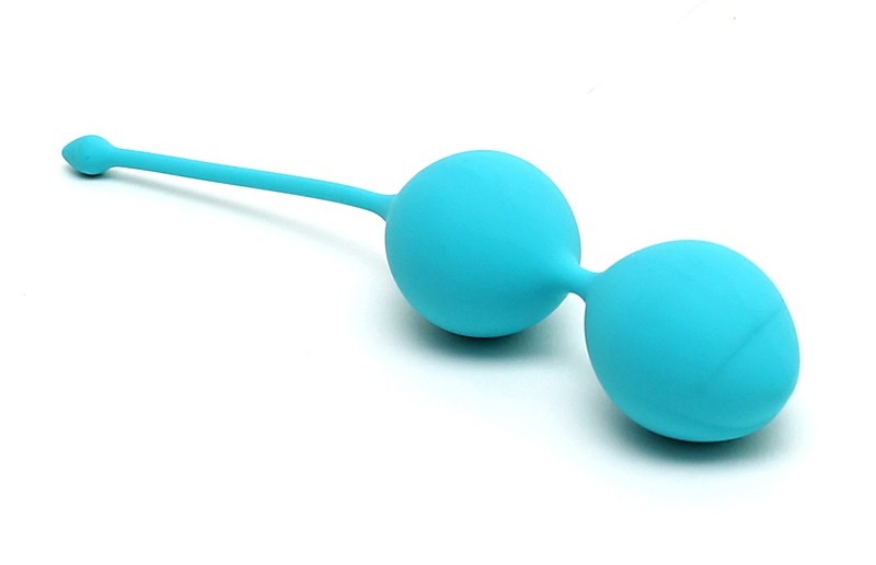 These small shaped kegel balls help you to train your pelvic... Rimba - Brussels Kegel Balls 30mm - Blue photo-3