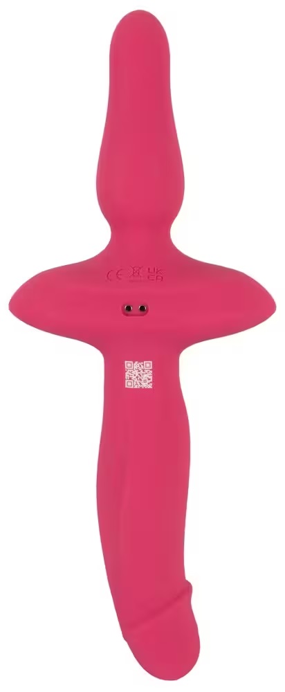 The handy double for every erotic occasion!
The 2in1 Vibrato... Couple Choise - 2in1 Vibrator w Butt Plug - Pink photo-5