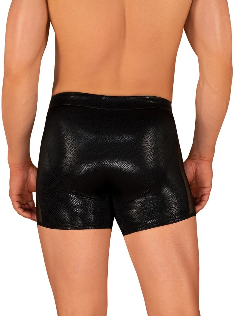 You cannot pass by this model of bathing shorts! Unique cut,... Obsessive - Punta Negra Swim Shorts - Black - L/XL photo-2