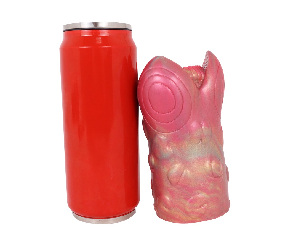 Material: Liquid silicone
Size: 7*15.5cm
Net weight: 656.5g FAAK - Sandworm Masturbator - Pink photo-12