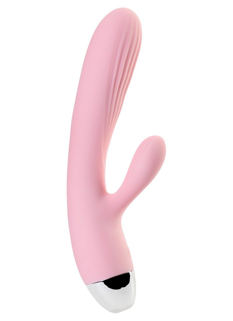 Your orgasms will brighten with this multifunctional MILLY v... JOS - Milly Heating Pulsator Rabbit Vibe - Pink photo-3