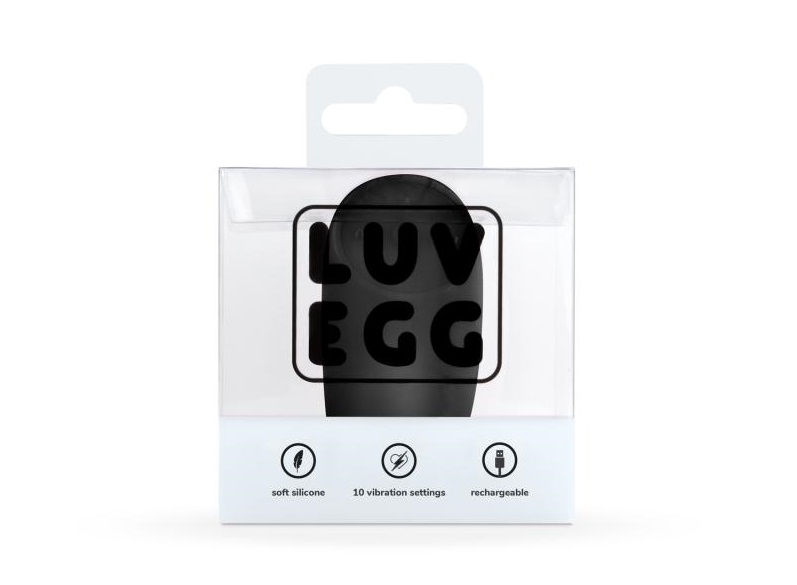 Challenge yourself and your partner with LUV EGG! This vibra... Luv Egg - Vibro Egg w Remote Control - Black photo-10