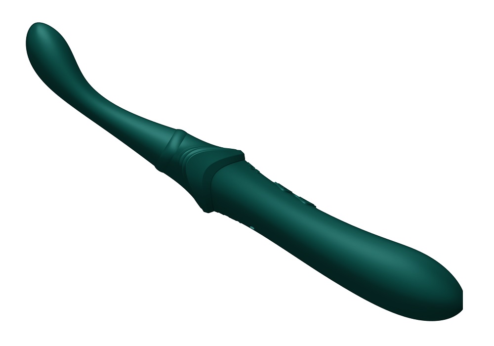 Bess offers the most targeted stimulation thanks to its inno... Zalo - Bess 2 Heating Dual Vibrator - Turquoise Green photo-8