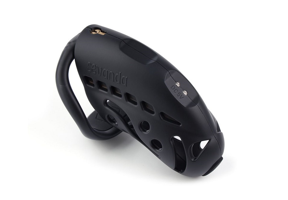 Experience triple electrostimulation with the Nautilus Estim... Sevanda - Nautilus E-stim Chastity Cage photo-9
