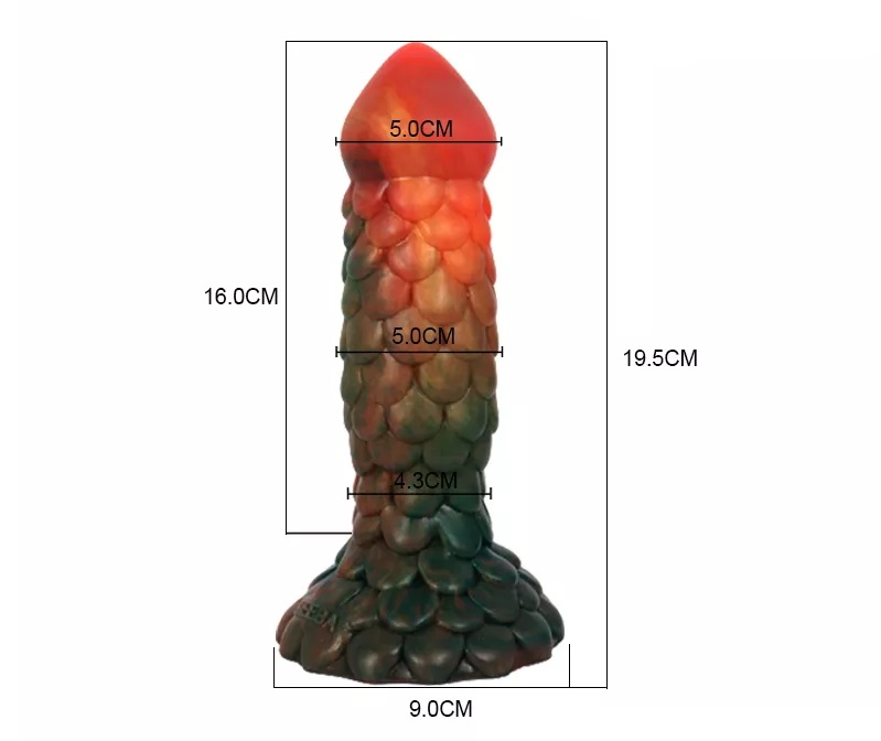 Flexible, friendly and comfortable silicone dildo with drago... FAAK - Dragon Monster Dildo - Wizardry photo-8