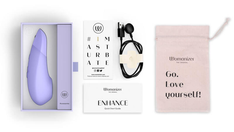Introduction
Womanizer Enhance is the first clitoral stimu... Womanizer - Enhance Pleasure Air & Deep Vibration Clit Stimulator - Lilac photo-13