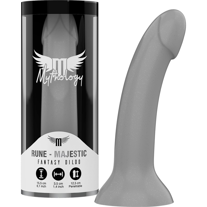 Rune Majestic was separated at birth from his brother Royal,... Mythology - Rune Majestic Dildo S - Grey photo-9