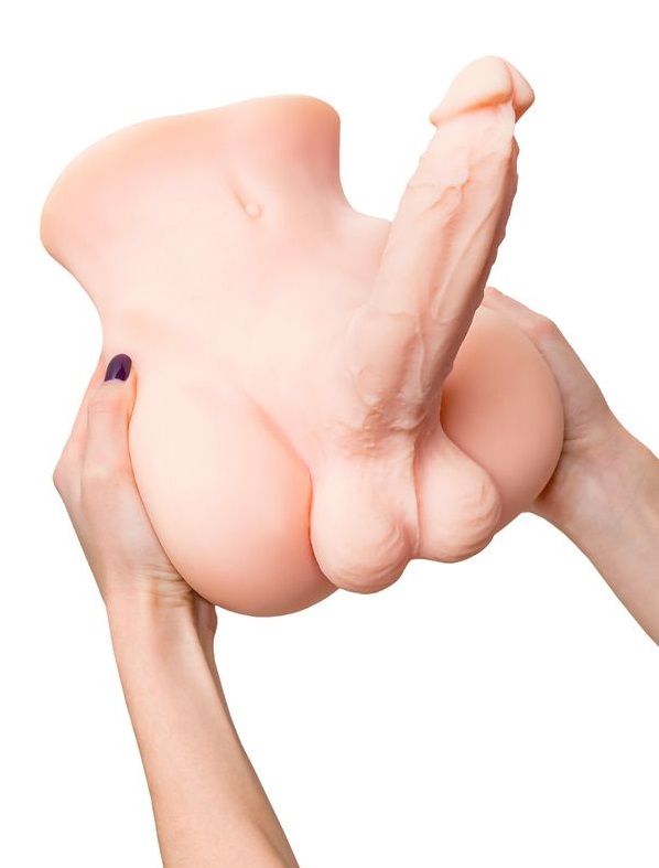 Male torso with a strong penis and a narrow anus Manuel is a... Juicy Pussy - Manuel Masturbator - Skin photo-3