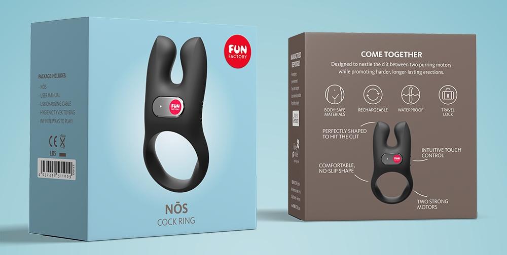 Did you know that only 18% of women orgasm from penetration ... Fun Factory - Nos Vibro Ring - Black photo-15