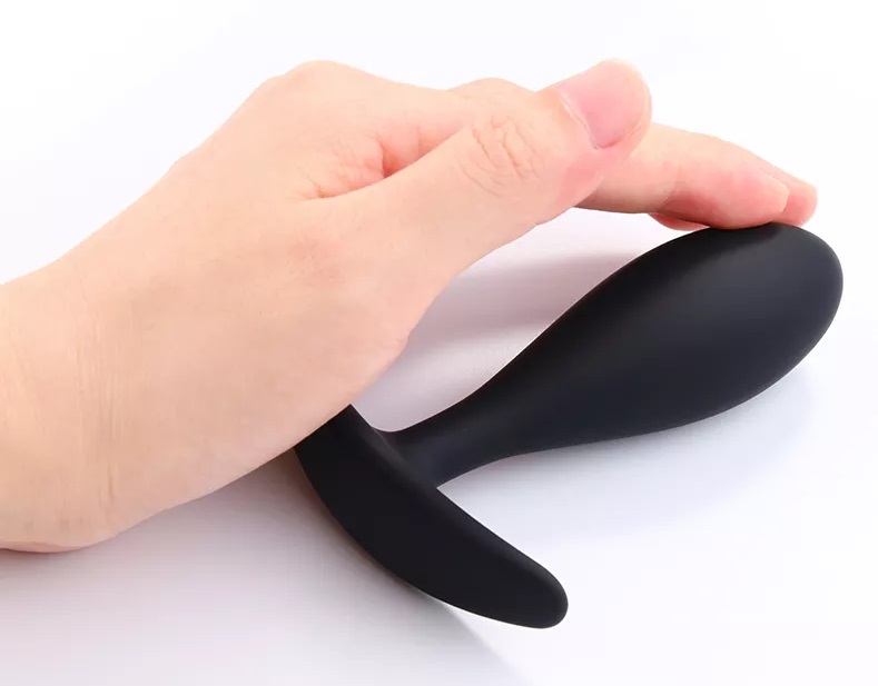 Silicone anchor butt plug for man and woman MT - Blob Anchor Plug L - Black photo-3