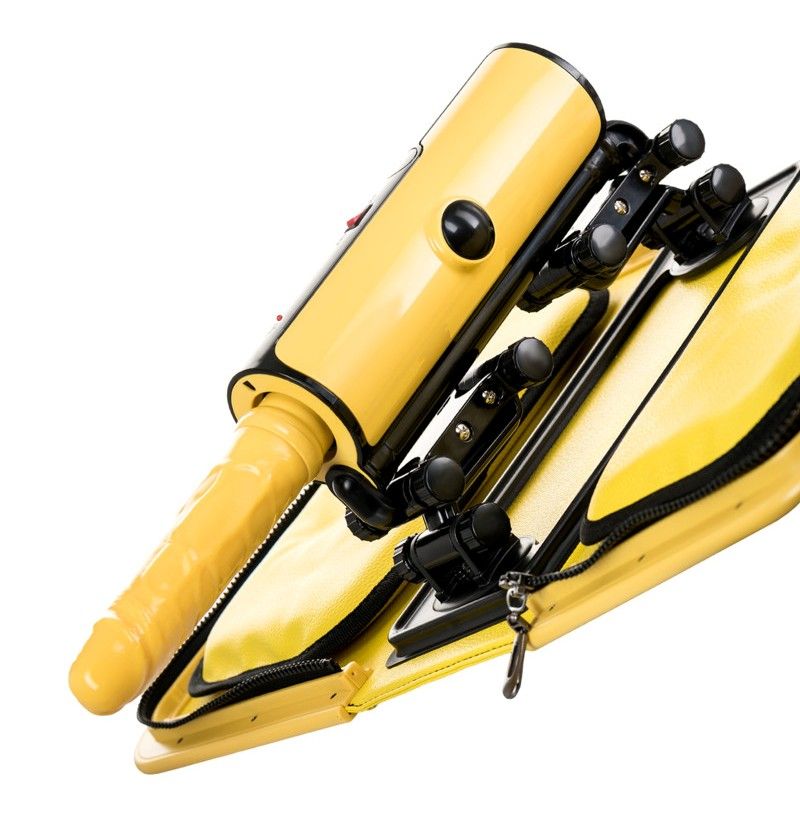 F*ck Bag with warming dildo is hidden in the bright bag.
Re... Motor Lovers - F*ckBag Heating Sex Machine - Yellow photo-6