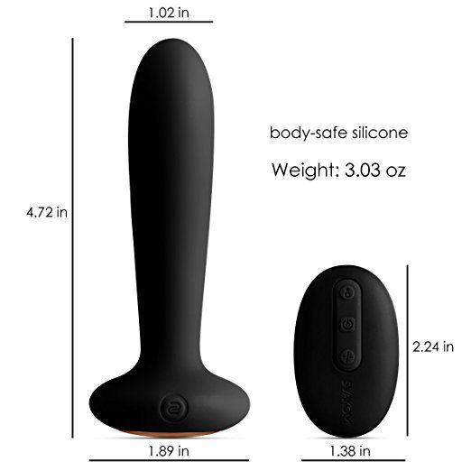 Primo is a product that both male and female use can. For a ... SVAKOM - Primo Remote Control Heating Anal Vibrator - Black photo-13