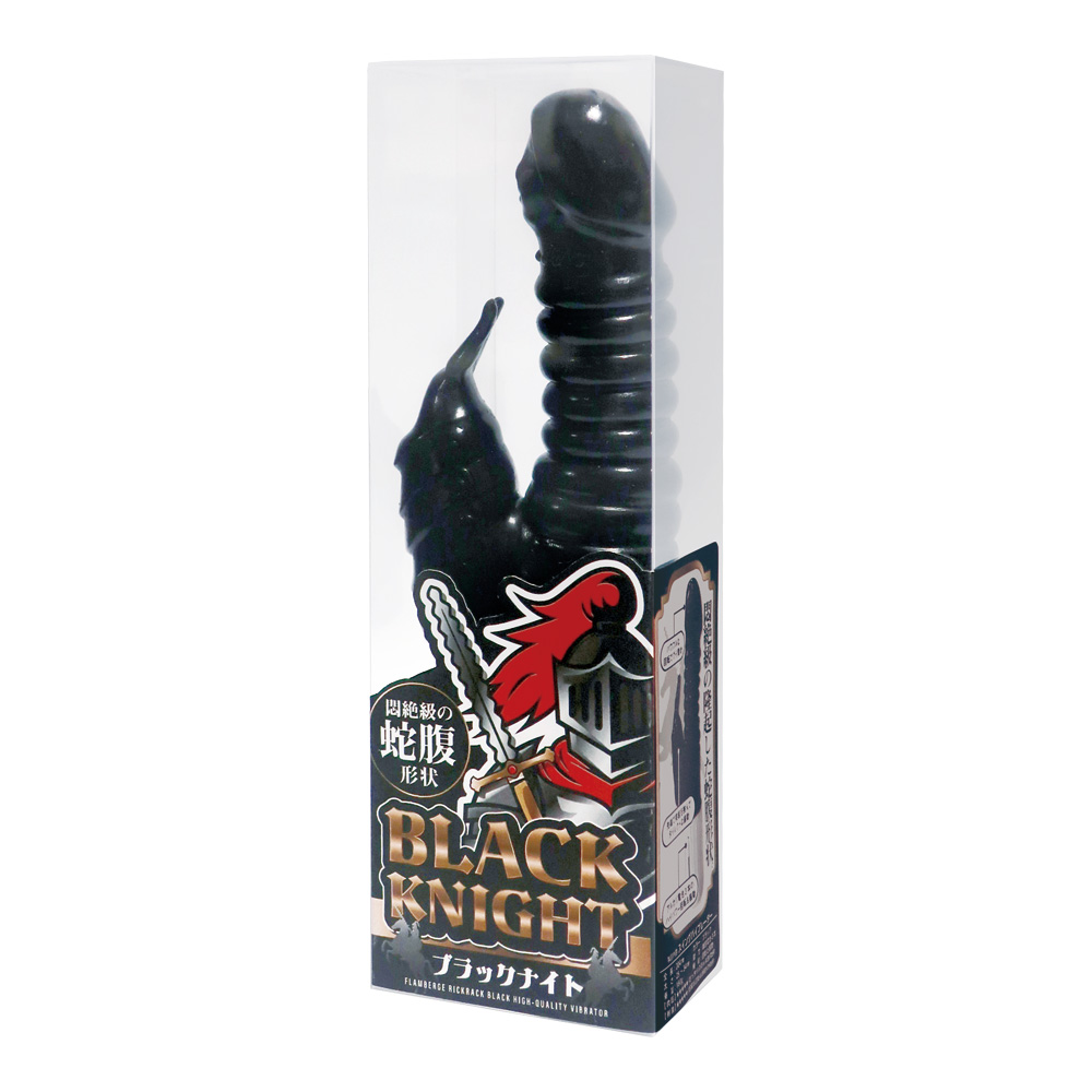 Black Night is a pleasant swing vibrator that values the ser... T-Best - Black Knight Rabbit Vibe - Black photo-4