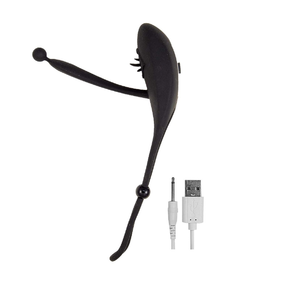 Enhance your intimate moments with the My Cock Ring Vibratin... Nasstoys - Pleasure Vibro Ring - Black photo-2