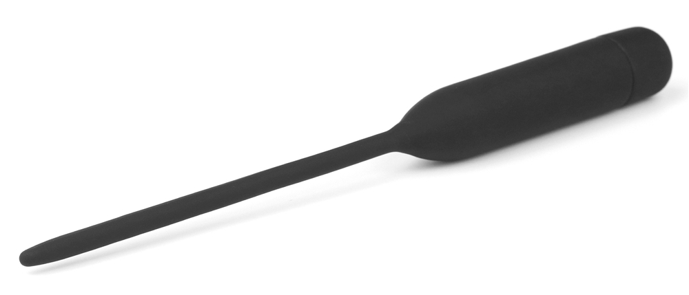 For urethral explorers looking to amp up their play, this 10... Lovetoy - Silicone Vibrating Urethral Dilator - Black photo-8