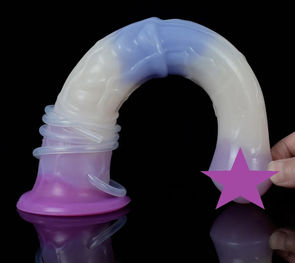 Material: silicone
Intotal: 29.5m
Insert length: 27cm
Diamet... FAAK - Squirt Horse Anal Dildo - Sea Jelly photo-2