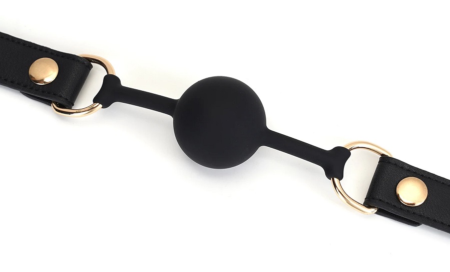 The design elements of dignity, elegance and extravagance ha... Liebe Seele - Leather Ball Gag - Dark Secret photo-3