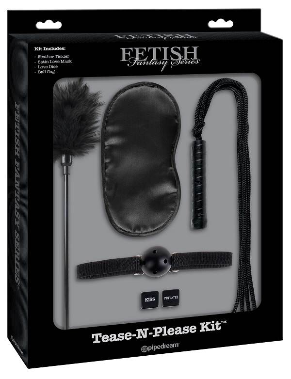 Turn your bedroom into an erotic playground with this incred... Fetish Fantasy - Tease-N-Please Kit - Black photo-7