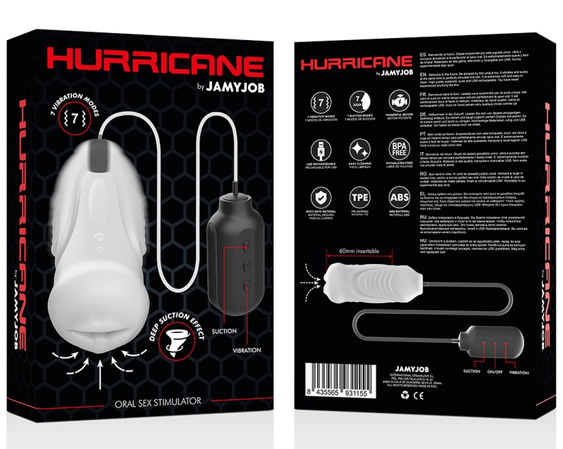 Who doesn't enjoy oral sex? What if we tell you that the... Jamyjob - Hurricane Oral Sex Stimulator - White photo-6