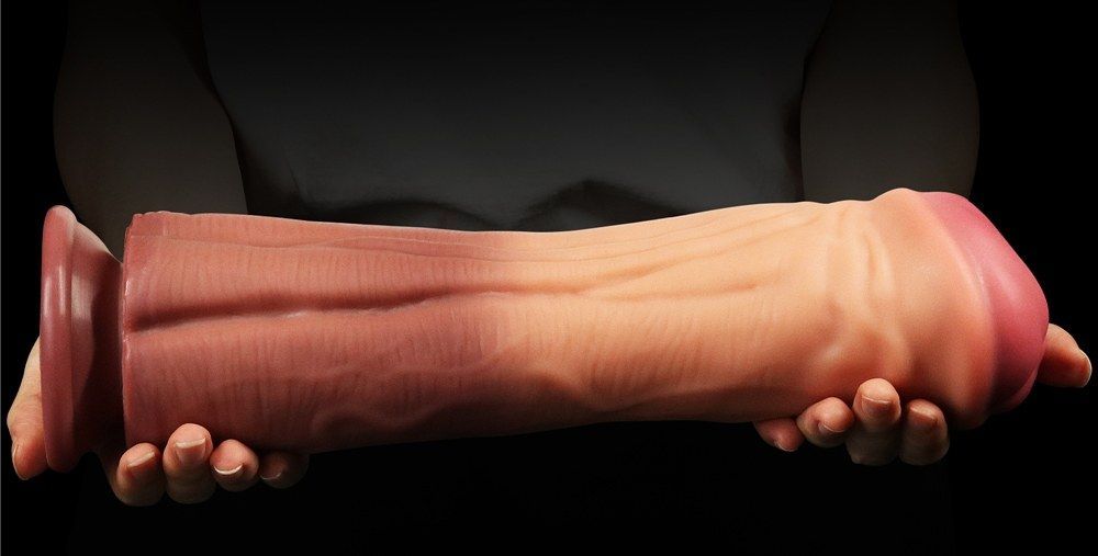 Built to deliver the most lifelike satisfaction, Love Toy Ki... Lovetoy - 12'' Dual Layered King Sized Cock photo-11