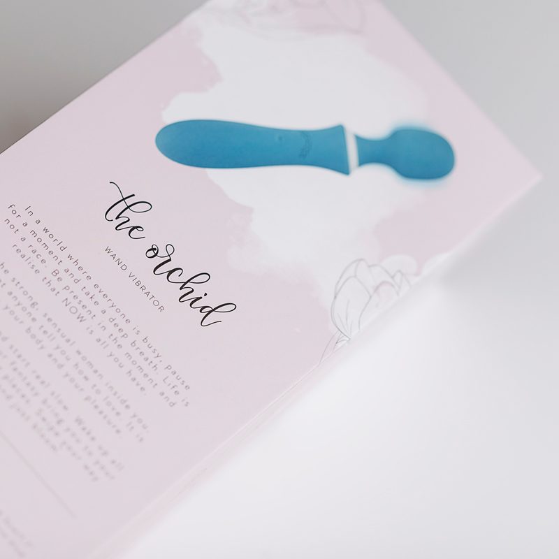 The Orchid is a stylish wand vibrator from the elegant Bloom... Bloom - Orchid Wand Vibrator - Blue photo-10