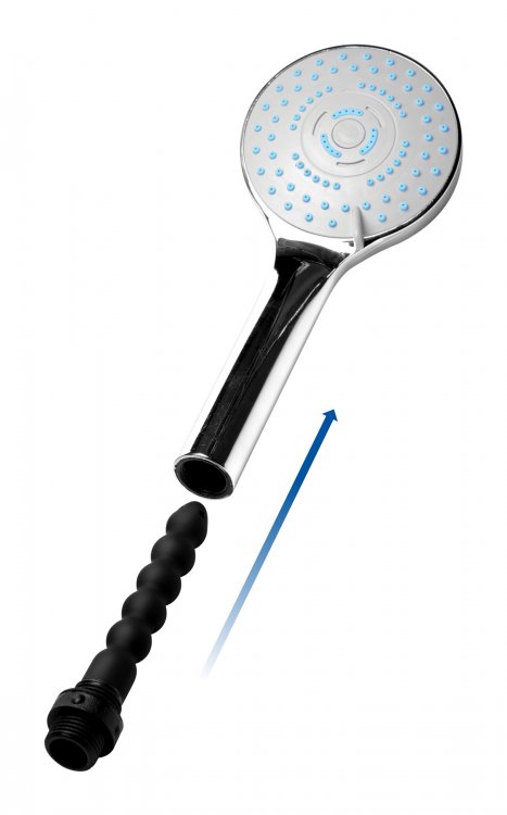 Store your enema tools in plain sight with this discreet sho... CleanStream - Shower Head w Enema Nozzle photo-7