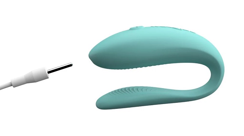 Sync Lite is an intuitive vibrator for curious couples looki... We-Vibe - Sync Lite - Aqua photo-10