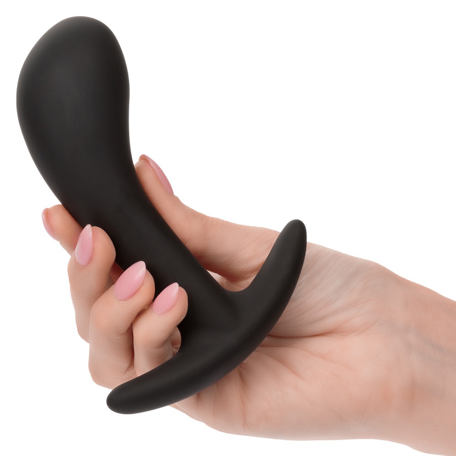 Delve into the world of anal exploration with the Silicone P... CEN - Prostate Plug Kit - Black photo-2