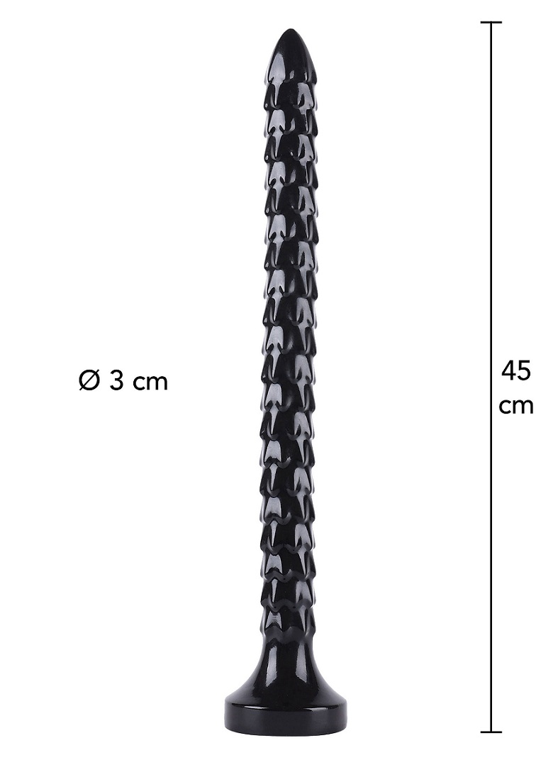 Extreme by Hidden Desire offers an unique collection of XXL ... Hidden Desire - Extreme Anal Snake 45cm - Black photo-4