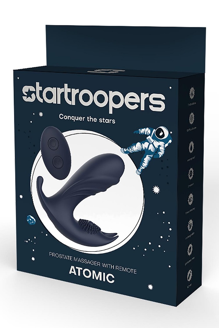 Reach for the stars with the Atomic prostate massager from t... Dreamtoys - Atomic Prostate Massager w Remote - Blue photo-11