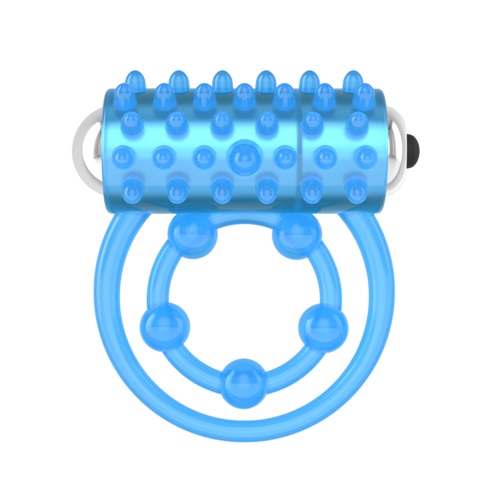Lovetoy - Lumino Play Vibro Double Ring - Blue photo